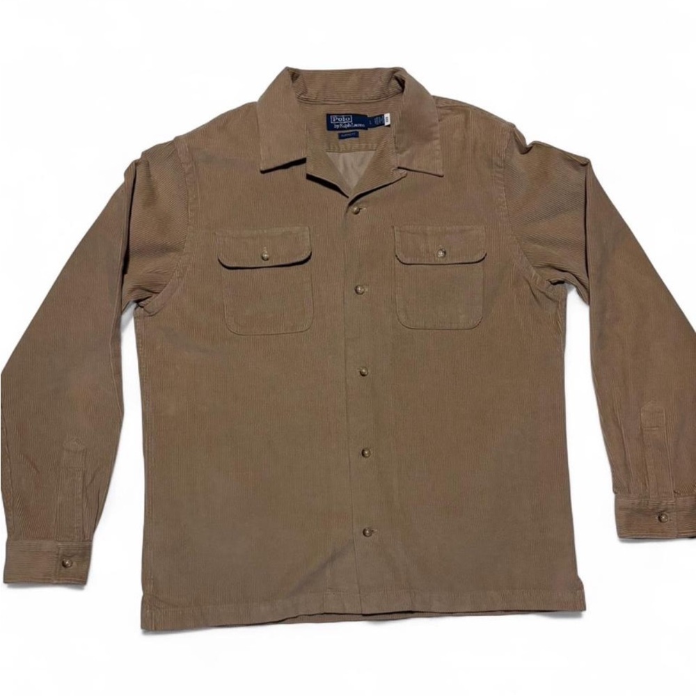 RALPH LAUREN POLO CORDUROY SHIRT LARGE MENS